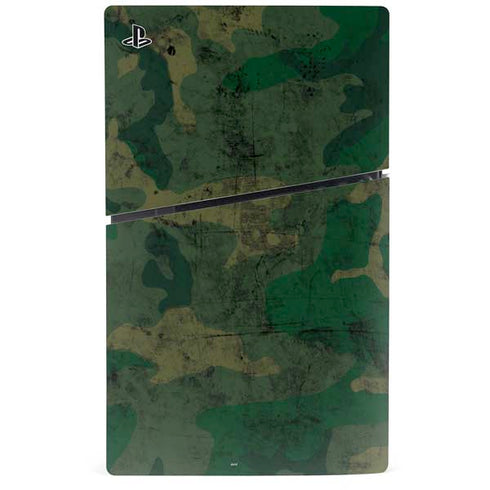 Camouflage PS5 Slim Digital Edition Console Skin