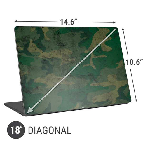 Camouflage Universal Laptop 18in (14.6 x 10.6in) Skin
