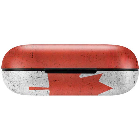 Canada Flag Distressed Amazon Echo Buds Skin