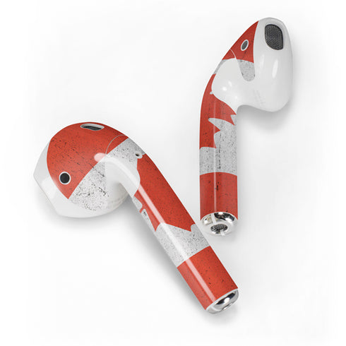 Canada Flag Distressed Apple AirPods 2 Skin