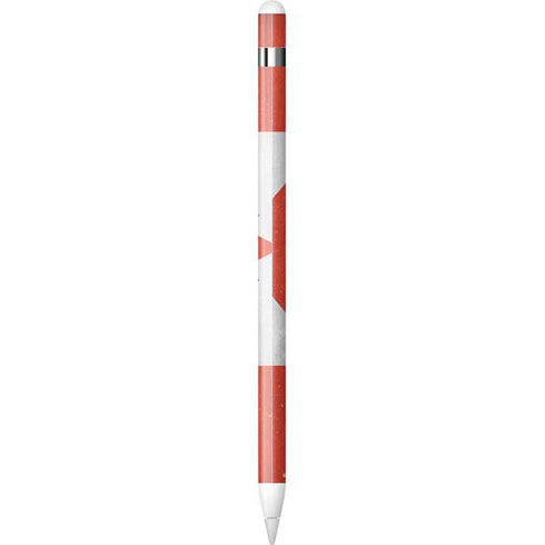 Canada Flag Distressed Apple Pencil (1st Gen, 2017) Skin