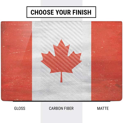 Canada Flag Distressed Dell Vostro Skin
