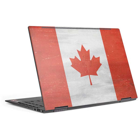 Canada Flag Distressed HP Envy Skin
