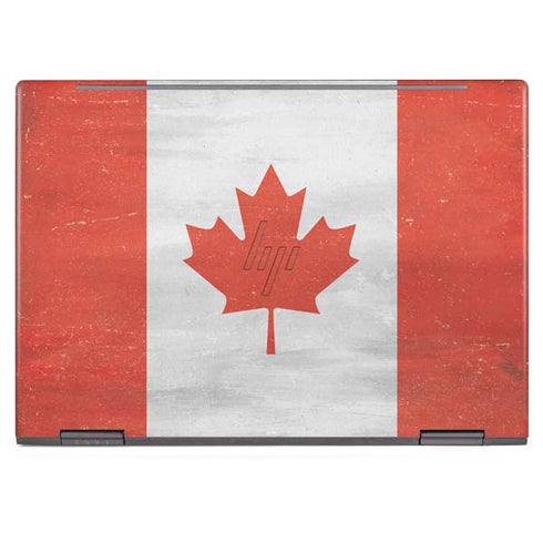 Canada Flag Distressed HP Envy Skin