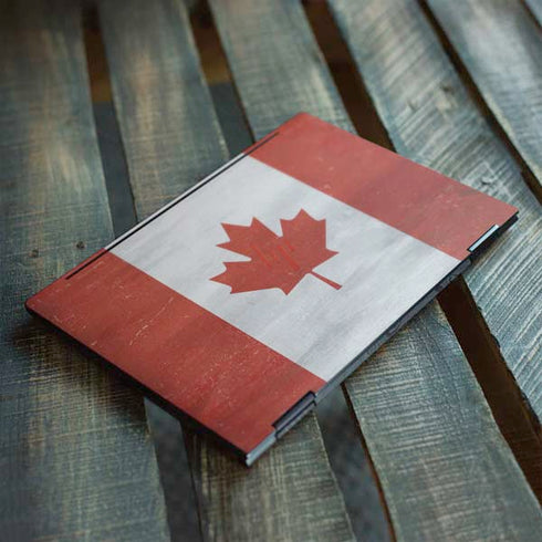 Canada Flag Distressed HP Envy Skin
