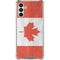 Canada Flag Distressed Galaxy A13 5G Clear Case