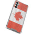Canada Flag Distressed Galaxy A15 5G Clear Case