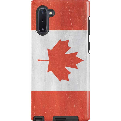 Canada Flag Distressed Galaxy Note 10 Pro Case