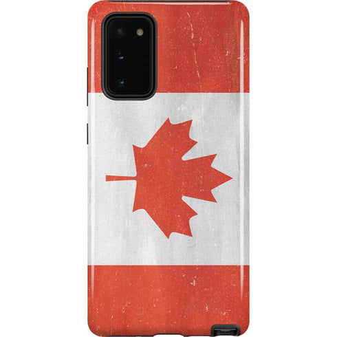 Canada Flag Distressed Galaxy Note20 5G Pro Case