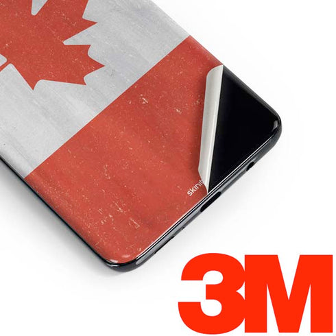 Canada Flag Distressed Galaxy S10 Skin