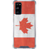 Canada Flag Distressed Galaxy S20 FE Clear Case