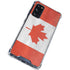 Canada Flag Distressed Galaxy S20 FE Clear Case