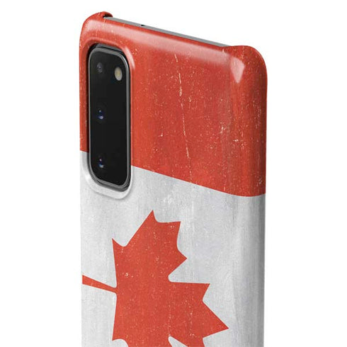 Canada Flag Distressed Galaxy S20 Lite Case