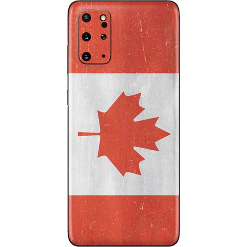 Canada Flag Distressed Galaxy S20 Plus Skin