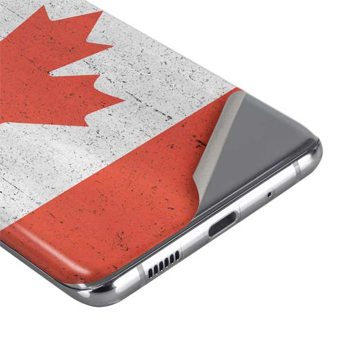 Canada Flag Distressed Galaxy S20 Ultra 5G Skin