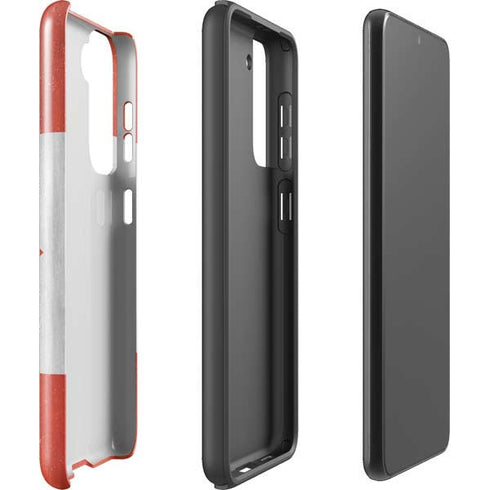 Canada Flag Distressed Galaxy S21 FE Pro Case