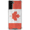 Canada Flag Distressed Galaxy S21 Plus 5G Clear Case