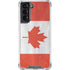 Canada Flag Distressed Galaxy S22 Clear Case