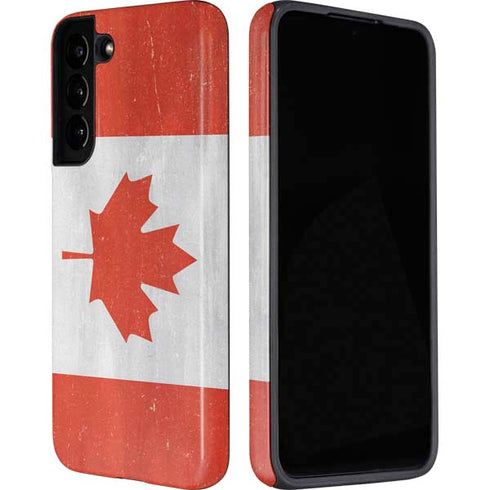 Canada Flag Distressed Galaxy S22 Pro Case