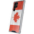 Canada Flag Distressed Galaxy S22 Ultra Clear Case
