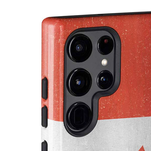 Canada Flag Distressed Galaxy S22 Ultra Pro Case