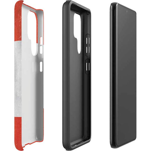 Canada Flag Distressed Galaxy S22 Ultra Pro Case