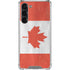 Canada Flag Distressed Galaxy S23 Plus Clear Case