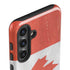 Canada Flag Distressed Galaxy S24 Impact Case