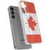 Canada Flag Distressed Galaxy S24 Plus Clear Case