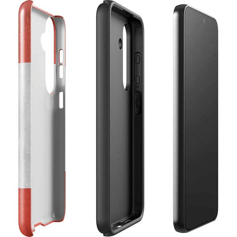 Canada Flag Distressed Galaxy S24 Plus Impact Case