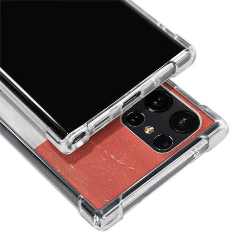 Canada Flag Distressed Galaxy S24 Ultra Clear Case