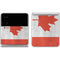 Canada Flag Distressed Galaxy Z Flip4 5G Skin