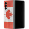 Canada Flag Distressed Galaxy Z Fold4 5G Skin