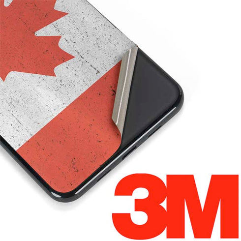 Canada Flag Distressed Google Pixel 3a Skin