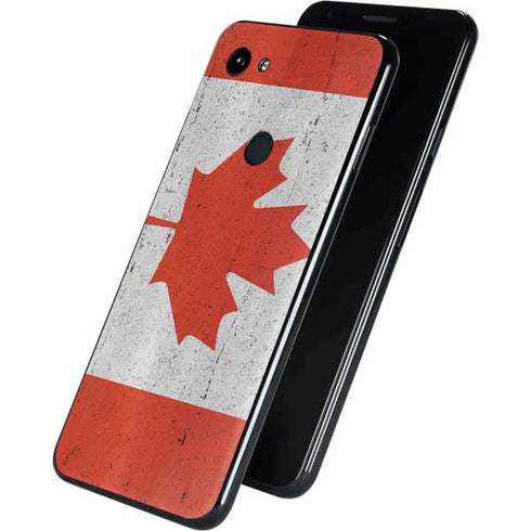 Canada Flag Distressed Google Pixel 3a XL Skin