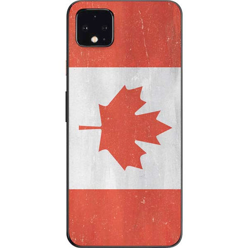 Canada Flag Distressed Google Pixel 4 XL Skin