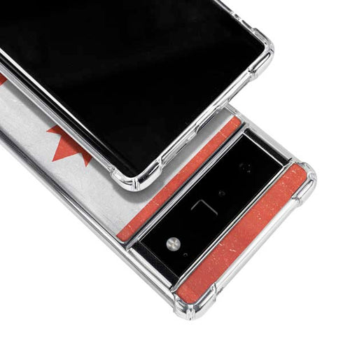 Canada Flag Distressed Google Pixel 6 Clear Case