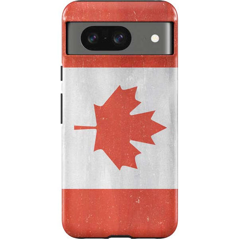Canada Flag Distressed Google Pixel 8 Impact Case