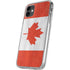 Canada Flag Distressed iPhone 11 Clear Case