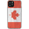 Canada Flag Distressed iPhone 11 Pro Clear Case