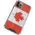 Canada Flag Distressed iPhone 11 Pro Max Clear Case