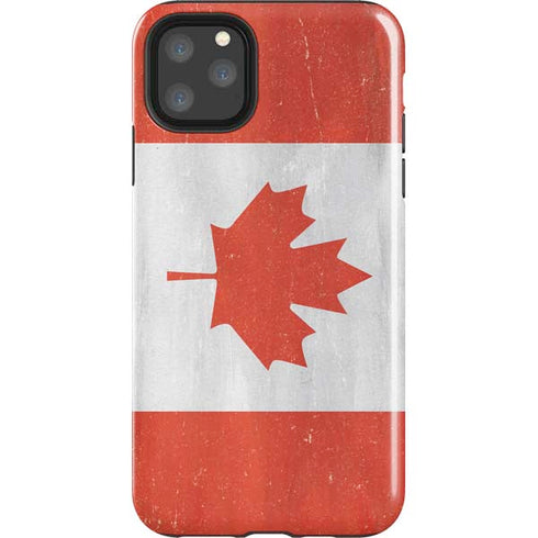 Canada Flag Distressed iPhone 11 Pro Max Impact Case