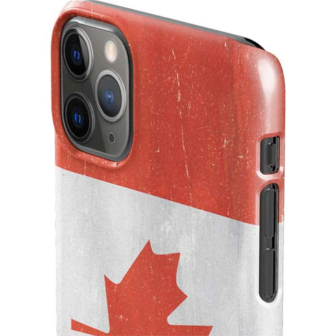 Canada Flag Distressed iPhone 11 Pro Max Lite Case