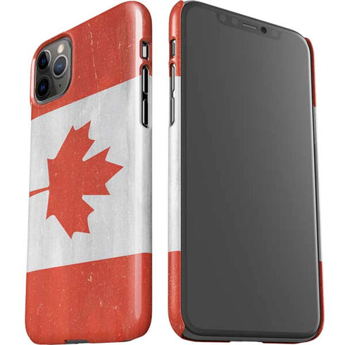 Canada Flag Distressed iPhone 11 Pro Max Lite Case