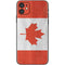 Canada Flag Distressed iPhone 11 Skin