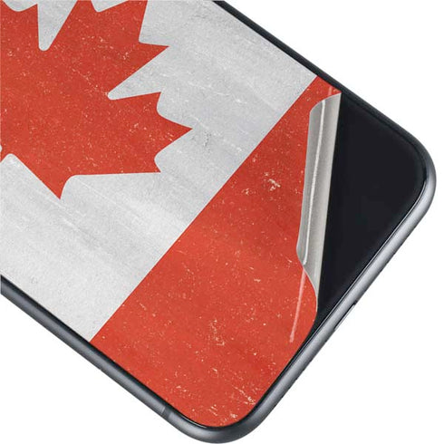 Canada Flag Distressed iPhone 11 Skin