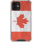 Canada Flag Distressed iPhone 12 Clear Case