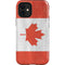 Canada Flag Distressed iPhone 12 Mini Impact Case