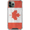 Canada Flag Distressed iPhone 12 Pro Clear Case