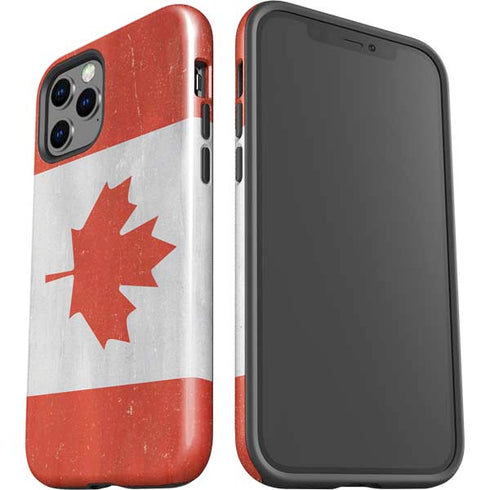 Canada Flag Distressed iPhone 12 Pro Impact Case